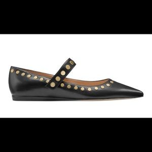 Stuart Weitzman Gala Studs MaryJane Flat